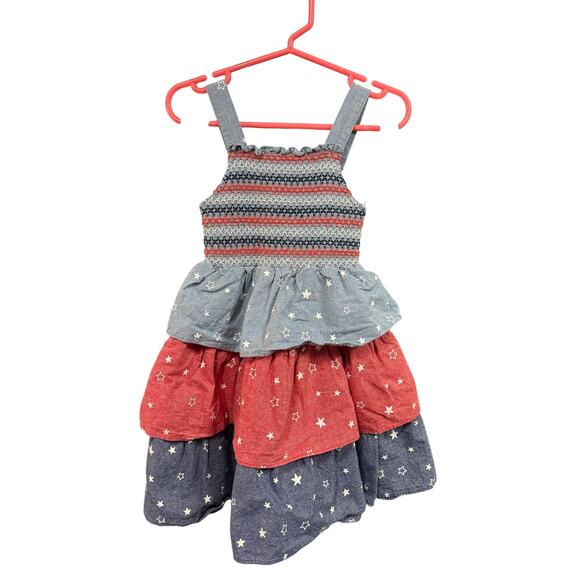 Patriotic Boutique Dress - Andy & Evan - 4T - Picture 1 of 3